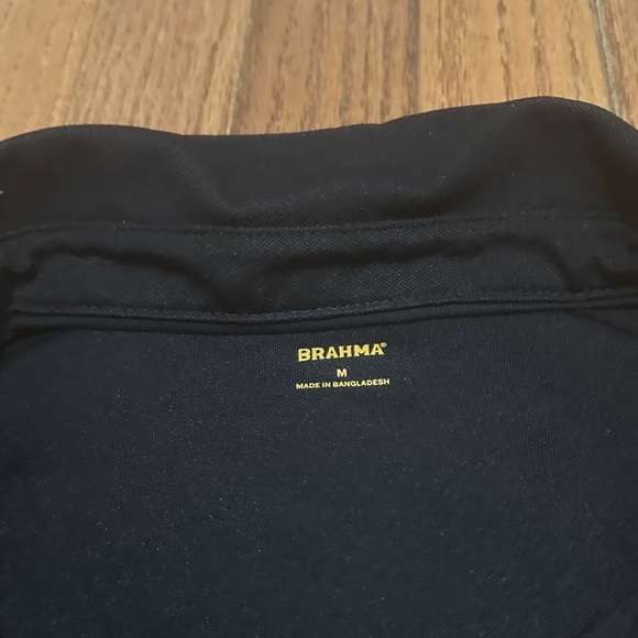 Brahma Men's Black Polo Shirt Size Medium - Picture 2 of 4